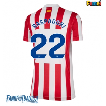 Atletico Madrid Giacomo Raspadori #22 Tricou Fotbal Replică 2025-26 Femei Acasa
